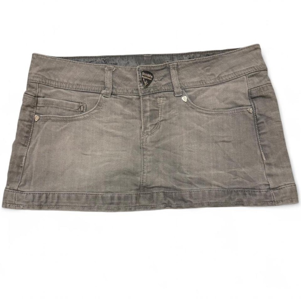 Micro Mini Denim Skirt Mall Core Y2K Streetweare Grunge Alt Preppy